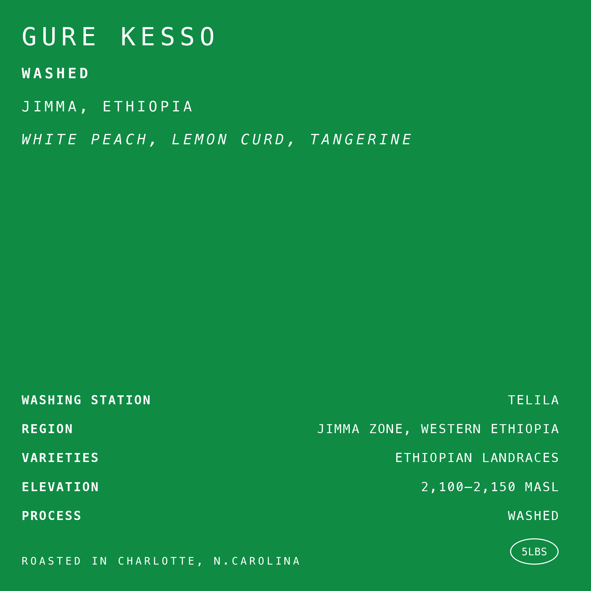 Gure Kesso Washed